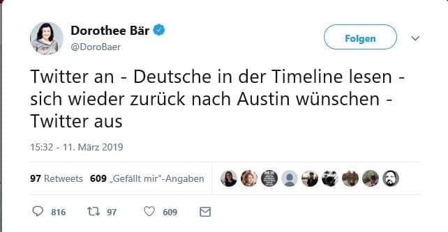 Bild: Twitter/@DoroBaer Screenshot