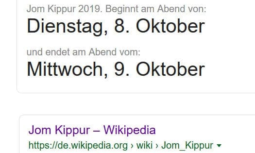 Screenshot Google