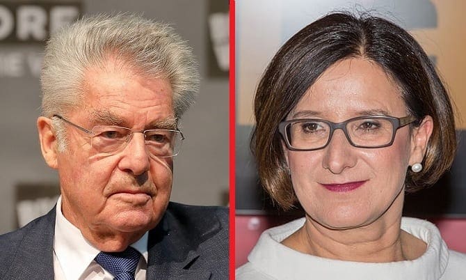 Heinz Fischer: Bwag / Wikimedia (CC BY-SA 4.0) // Johanna Mikl-Leitner: © Superbass / CC-BY-SA-4.0 (via Wikimedia Commons)