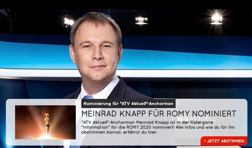 Screenshot / ATV-Homepage