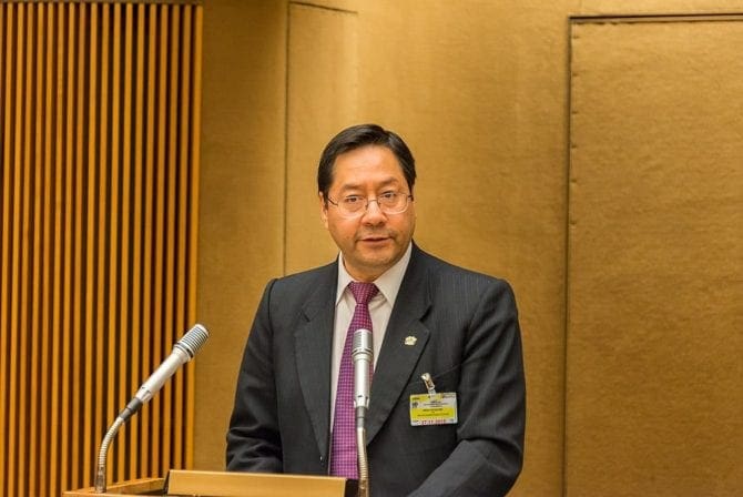 Staatspräsident Luis Arce (Bolivien)