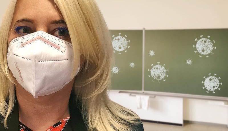 FFP2-Maske Lehrer