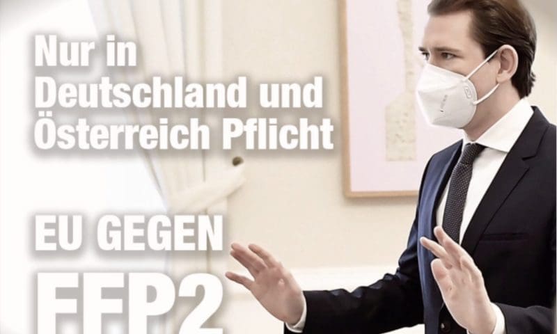 Sebastian Kurz FFP2-Masken
