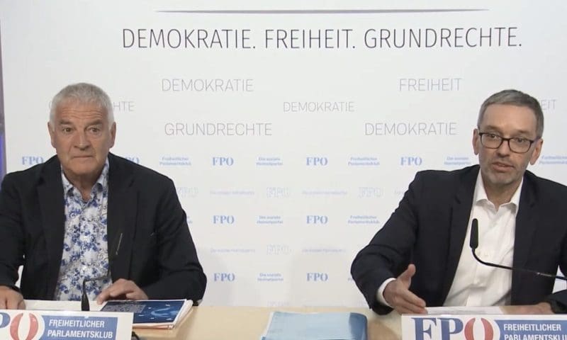 Michael Geistlinger und Herbert Kickl