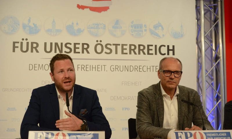 Michael Schnedlitz und Harald Stefan