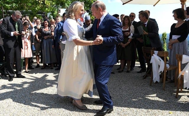 wikicommons/Владимир Путин посетил Австрию