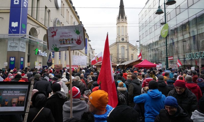 Corona-Demo Linz