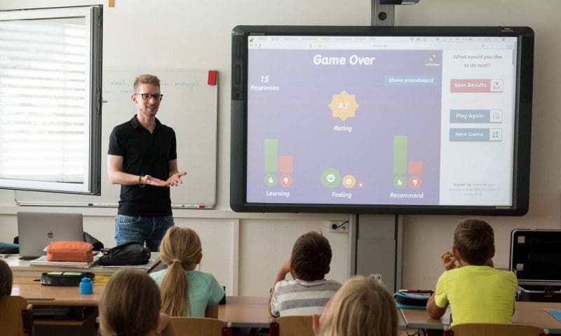 Lehrer und Schüler