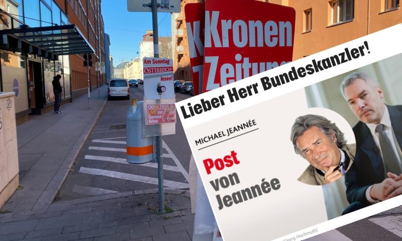 Kronen Zeitung / Glosse Jeannée
