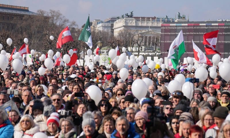 Corona Demo Wien 27.2.2022