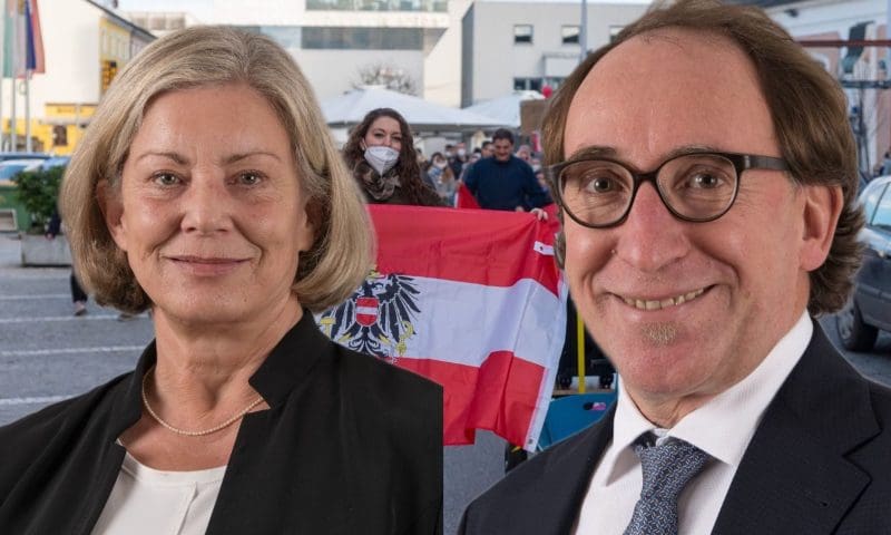 Gabriele Sprickler-Falschlunger, Johannes Rauch, Demo