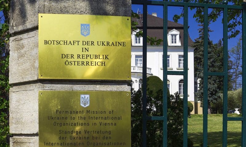 Ukrainische Botshaft in Österreich