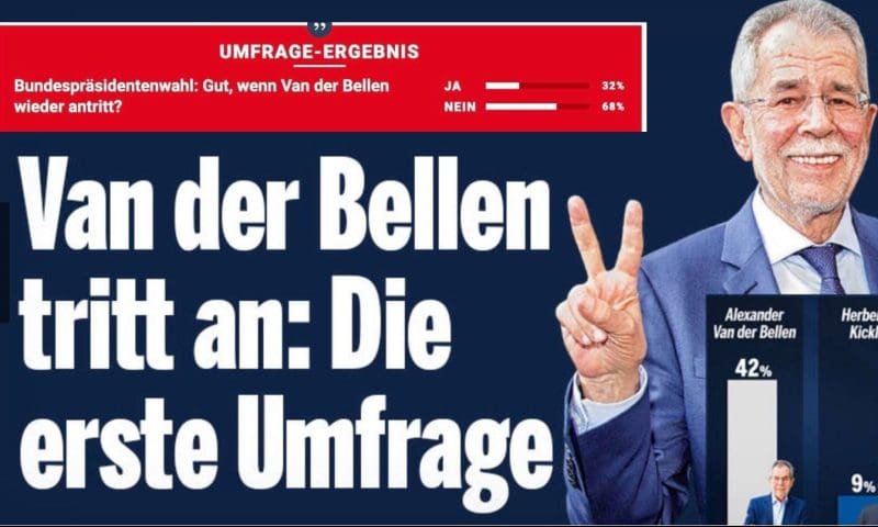 Kronen Zeitung / oe24 / Bundespräsidentenwahl