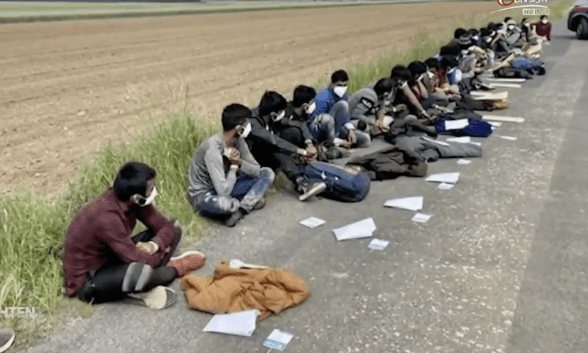 Illegal Einreisende