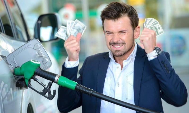Tanken und Geld