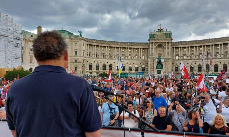 Gerad Hauser / Demo Heldenplatz