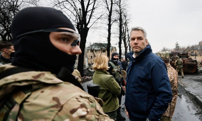 Karl Nehammer in der Ukraine