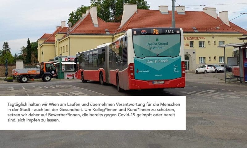 Bus und Impfzwang-Text