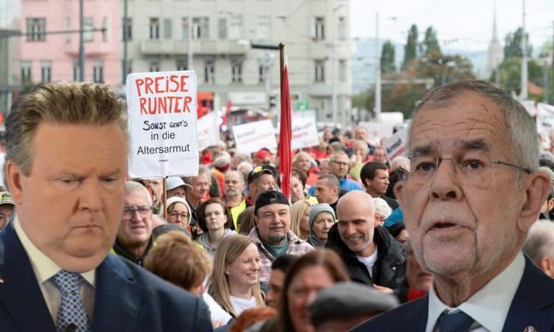 Michael Ludwig, Van der Bellen, Demo