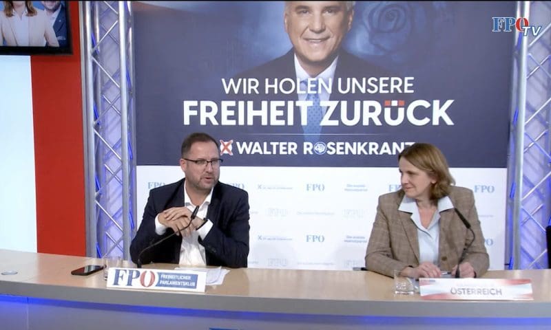 Christian Hafenecker und Dagmar Belakowitsch