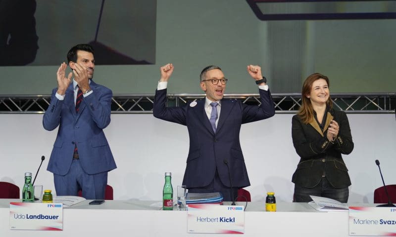 Herbert Kickl, Udo Landbauer, Marlene Svazek