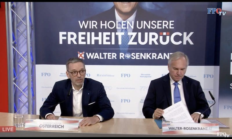 Herbert Kickl und Walter Rosenkranz