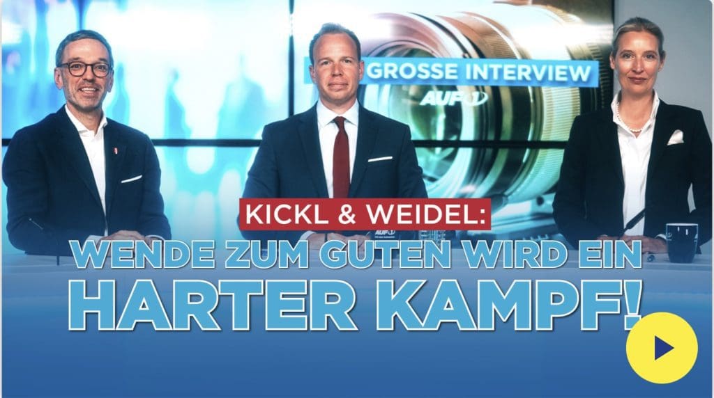 Kickl und Weidl bei AUF1