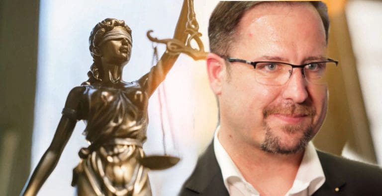 Christian Hafenecker und Justitia